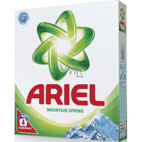 Ariel Mountain Spring Waschpulver für saubere und parfümfreie Flecken 4 Dosen à 280 g