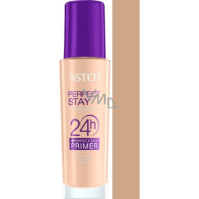 Astor Perfect Stay 24 Stunden + Perfect Skin Primer Make-up 102 Goldbeige 30 ml