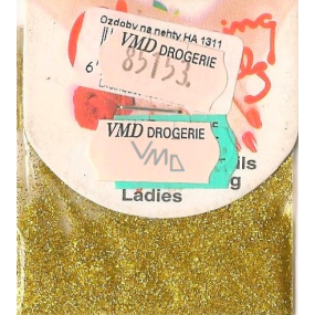 Professionelle Nageldekorationen Pulver Gold 1 Packung