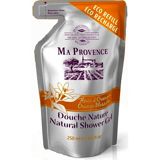Ma Provence Bio Orange Blumen Duschgel 250 ml nachfüllen