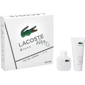 Lacoste Eau de Lacoste L.12.12 Blanc Eau de Toilette für Männer 50 ml + Duschgel 100 ml, Geschenkset