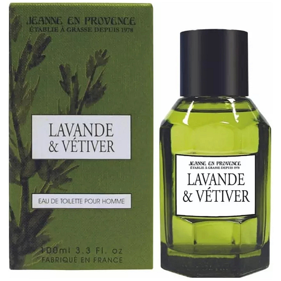 Jeanne en Provence Männer Lavande & Vétiver - Lavande & Zitronengras Eau de Toilette 100 ml