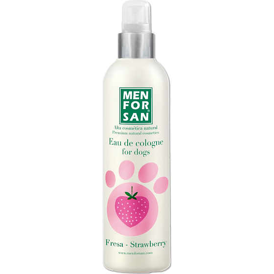 MenForSan Strawberry Cologne für Hunde 125 ml