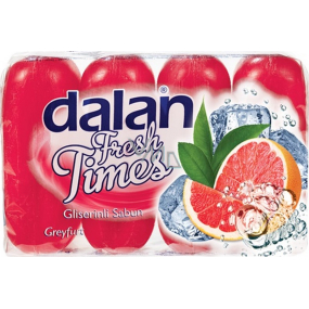 Dalan Fresh Time Grapefruit Glycerin Feste Toilettenseife 4 x 90 g