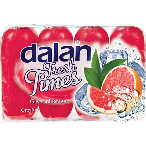 Dalan Fresh Time Grapefruit Glycerin Feste Toilettenseife 4 x 90 g