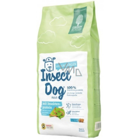 Green Pet Food Insect Dog Hypoallergenes Trockenfutter für Hunde 100% Insektenprotein 15 kg