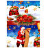 Ditipo Geschenkpapier 70 x 200 cm Weihnachten Luxus Weihnachtsgeschenk Flasche