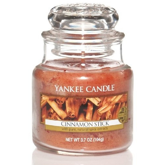 Yankee Candle Cinnamon Stick - Duftkerze mit Zimtstange Klassisches kleines Glas 104 g
