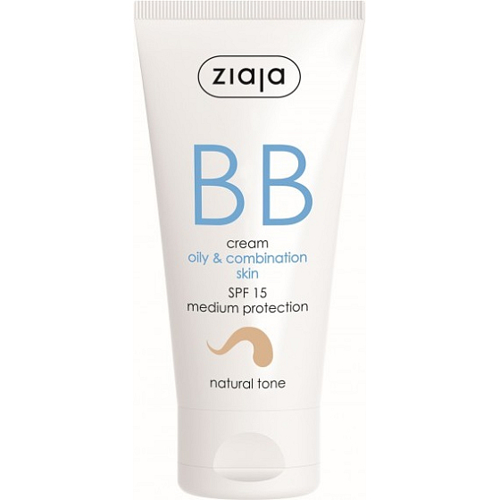 Ziaja BB SPF 15 Creme fettige und Mischhaut 02 Natural 50 ml