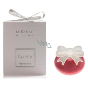 Millefiori Milano Lovely Diffuser Mini-Behälter zum Parfümieren mit Hilfe eines porösen oberen Teils Bogen lila