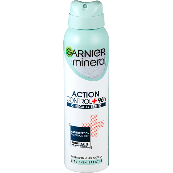 Garnier Mineral Action Control + Klinisch getestetes Antitranspirant-Deo-Spray für Frauen 150 ml