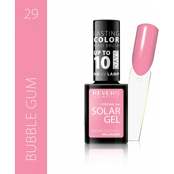 Revers Solar Gel Gel Nagellack 29 Kaugummi 12 ml