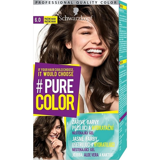 Schwarzkopf Pure Color Haarfarbe 6.0 Gerösteter Kakao 60 ml