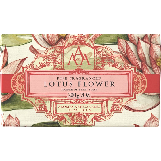 Somerset Toiletry Lotus Blume Luxus dreimal gemahlene Toilettenseife 200 g