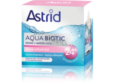Astrid Aqua Biotic Tages- und Nachtcreme für trockene und empfindliche Haut, 50 ml