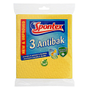 Spontex 3 Antibak Antibakterielles Pilztuch Gelb 18,5 x 20,5 cm 3 Stück