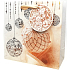 Degen Geschenk Papiertüte 17 x 17 x 7,5 cm Weihnachten Beige, Flaschen CD LUX klein