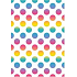 Ditipo Geschenkpapier 70 x 100 cm Weiße Kreise 2 Blatt