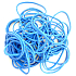 Gummibänder blau mittel 20 g 619