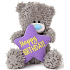 Me To You Happy Birthday Bär mit lila Stern 10,5 cm