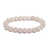 Rosenarmband elastisch Naturstein, Kugel 8 mm / 16 - 17 cm, Liebesstein