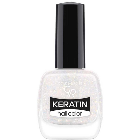 Golden Rose Keratin Nail Color Glitter Nagellack 405 10,5 ml