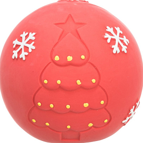 Trixie XMas Ball Latex Weihnachtskugel für Hunde 8 cm