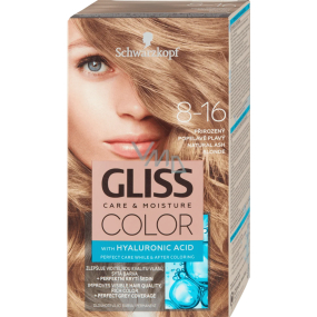 Schwarzkopf Gliss Color Haarfarbe 8-16 Natur aschfahl 2 x 60 ml