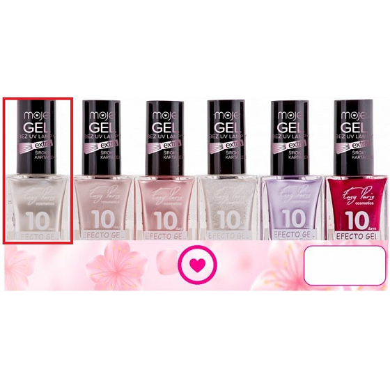 My Easy Paris 10Days Efecto Gel Nagellack 025 Weiß 15 ml