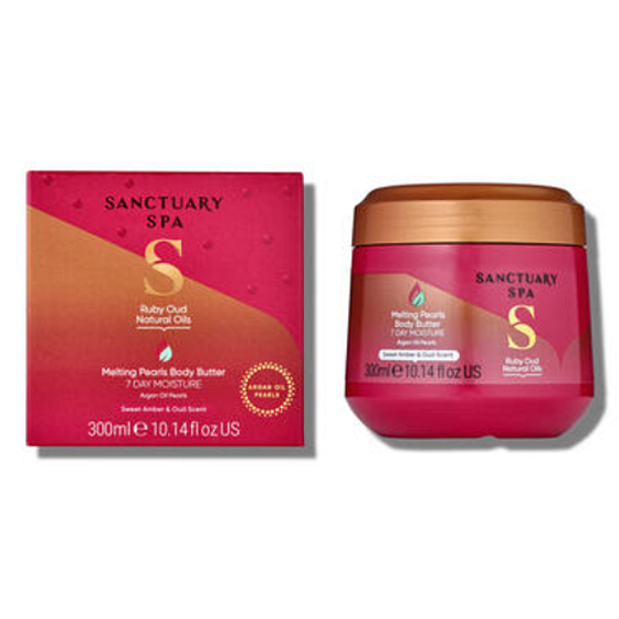Sanctuary Spa Signature Collection Bernstein und Oud Pearl Körperbutter 300 ml