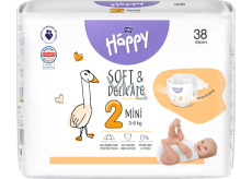 Bella Happy Mimi 2 Kinderwindeln Einweg 3-6 kg 38 Stk