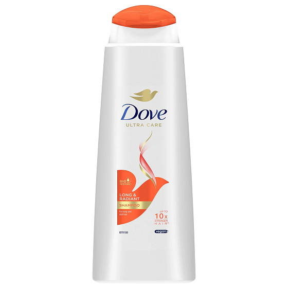 Dove Long & Radiant regenerierendes Shampoo für das Haar 400 ml