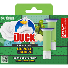Duck WC Block Fresh Discs Garden Escape, Nachfüller 2× 36 ml