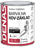 DENAS NA KOV-ZÁKLAD antikorrosive Farbe für Metall, 0110 grau, 700 g