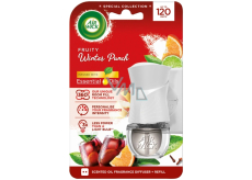 Air Wick Essential Oil Fruity Winter punch - Zimní punč, elektrický osvěžovač vzduchu strojek a náplň 19 ml