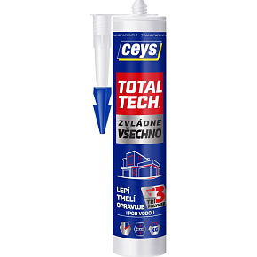 Ceys Total Tech Universalleim und Dichtstoff, transparent, 290 ml