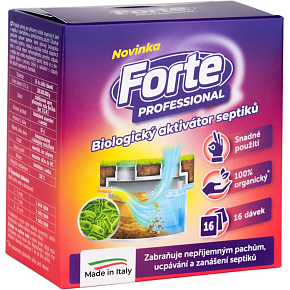 Forte Professional biologischer Aktivator für Klärgruben 16 Dosen