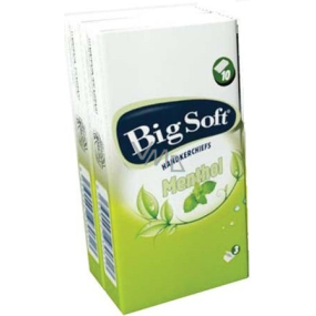 Big Soft Menthol Taschentücher 3 Schichten parfümiert mit dem Duft von Menthol 1 Stück