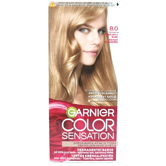 Garnier Color Sensation Haarfarbe 8.0 Strahlendes hellblond