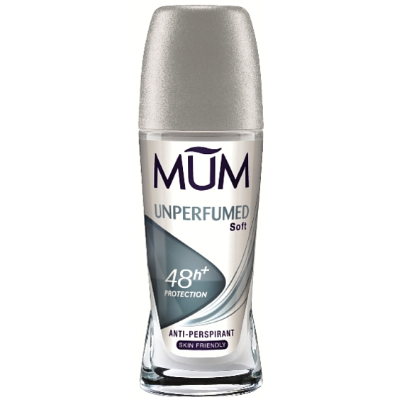 Mum Unperfumed Softball Antitranspirant Deodorant Roll-On für Frauen 50 ml