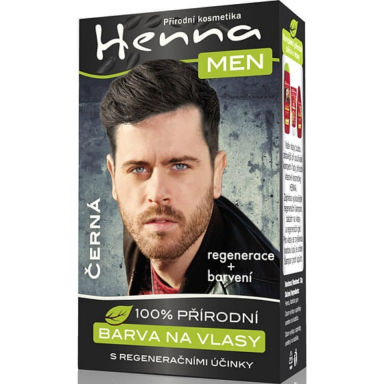 Henna Men Haarfarbe für Männer schwarz 33 g