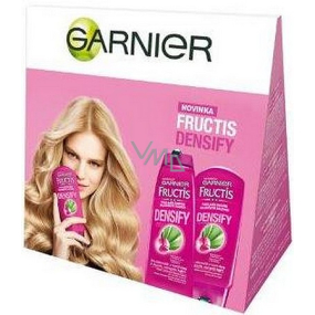Garnier Fructis Verdichtendes stärkendes Shampoo für größeres und dickeres Haar 250 ml + Verdichtendes stärkendes Balsam für größeres und dickeres Haar 200 ml, Kosmetikset