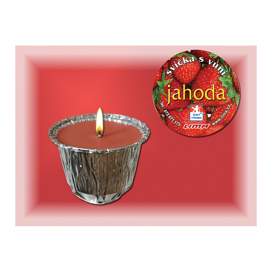 Lima Ozona Erdbeerduftkerze 115 g
