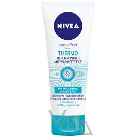 Nivea Visage Pure Effect Thermo selbstheizendes Tiefenreinigungsgel 100 ml