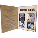 Bohemia Gifts Für den Hockeyspieler Olivenöl Duschgel 200 ml + Haarshampoo 200 ml Buch Kosmetikset