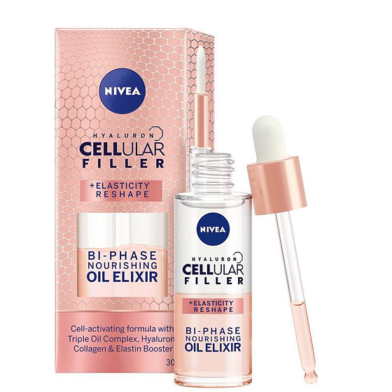 Nivea Hyaluron Cellular Filler Umbau eines zweiphasigen Ölelixiers 30 ml