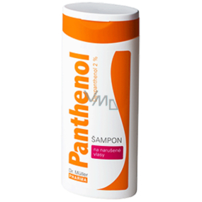 Dr. Müller Panthenol 2% Shampoo für strapaziertes Haar mit Dexpanthenol 250 ml
