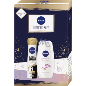 Nivea Diamond Soft Antitranspirant Deodorant Spray 150 ml + Duschgel 250 ml, Kosmetikset für Frauen