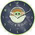 Degen Merch Star Wars - Wanduhr Mandalorian 24,5 x 24,5 cm