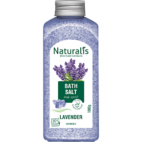Naturalis Lavendel Badesalz mit dem Duft von Lavendel 1000 g